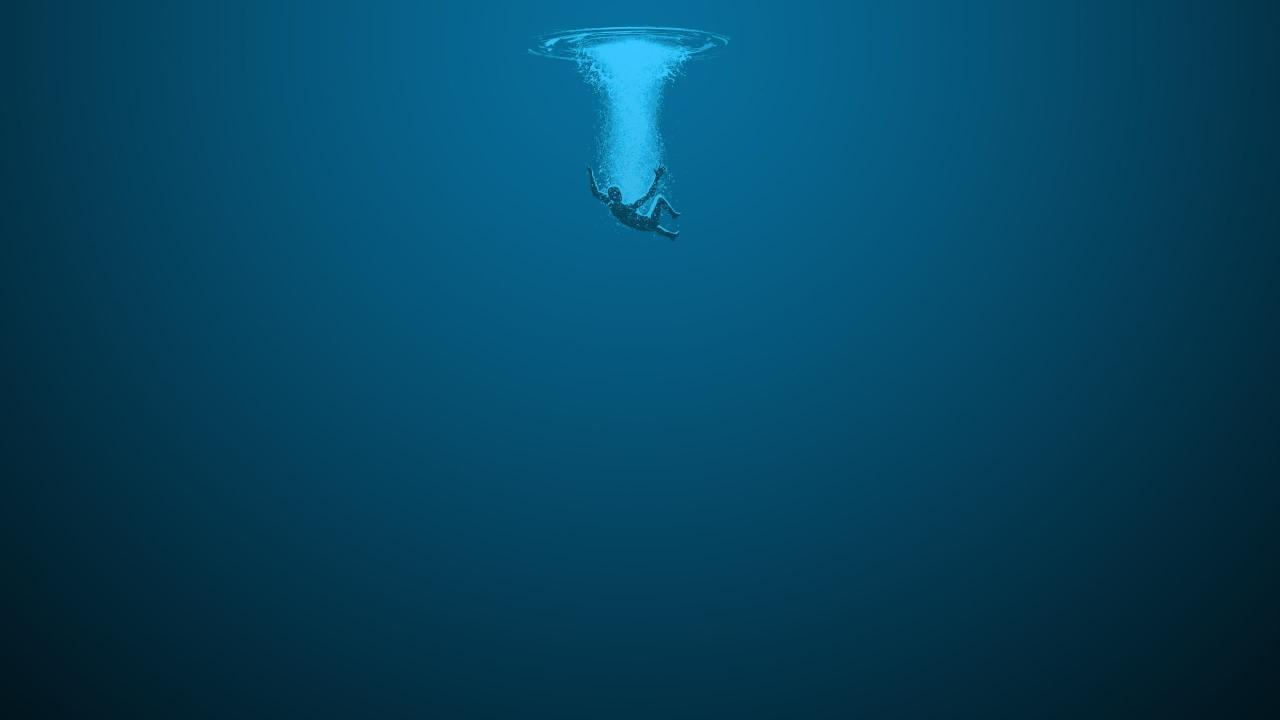 Download artwork of person drowning