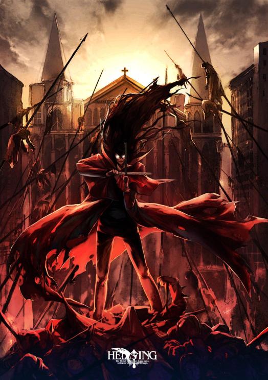 Download anime Hellsing Alucard cloud