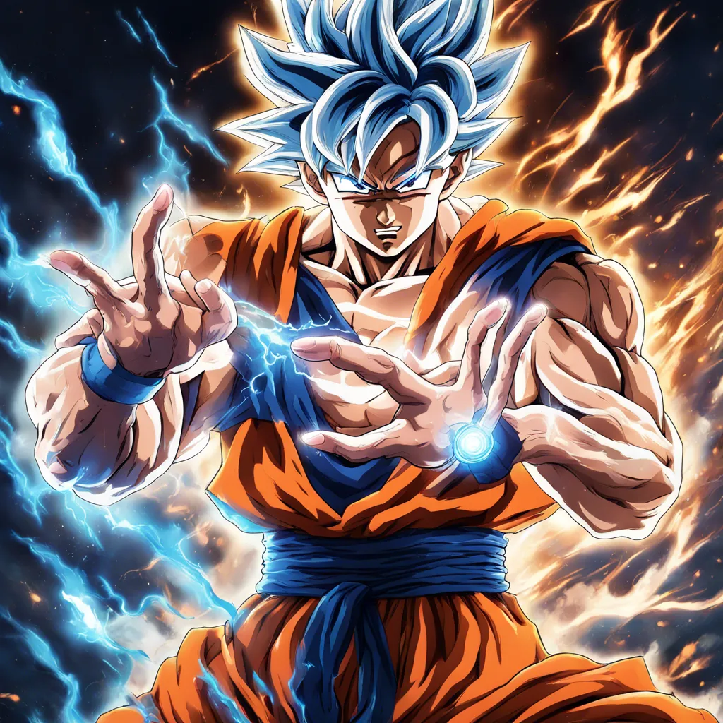 Download Ultra Instinct Goku With Five Fingers