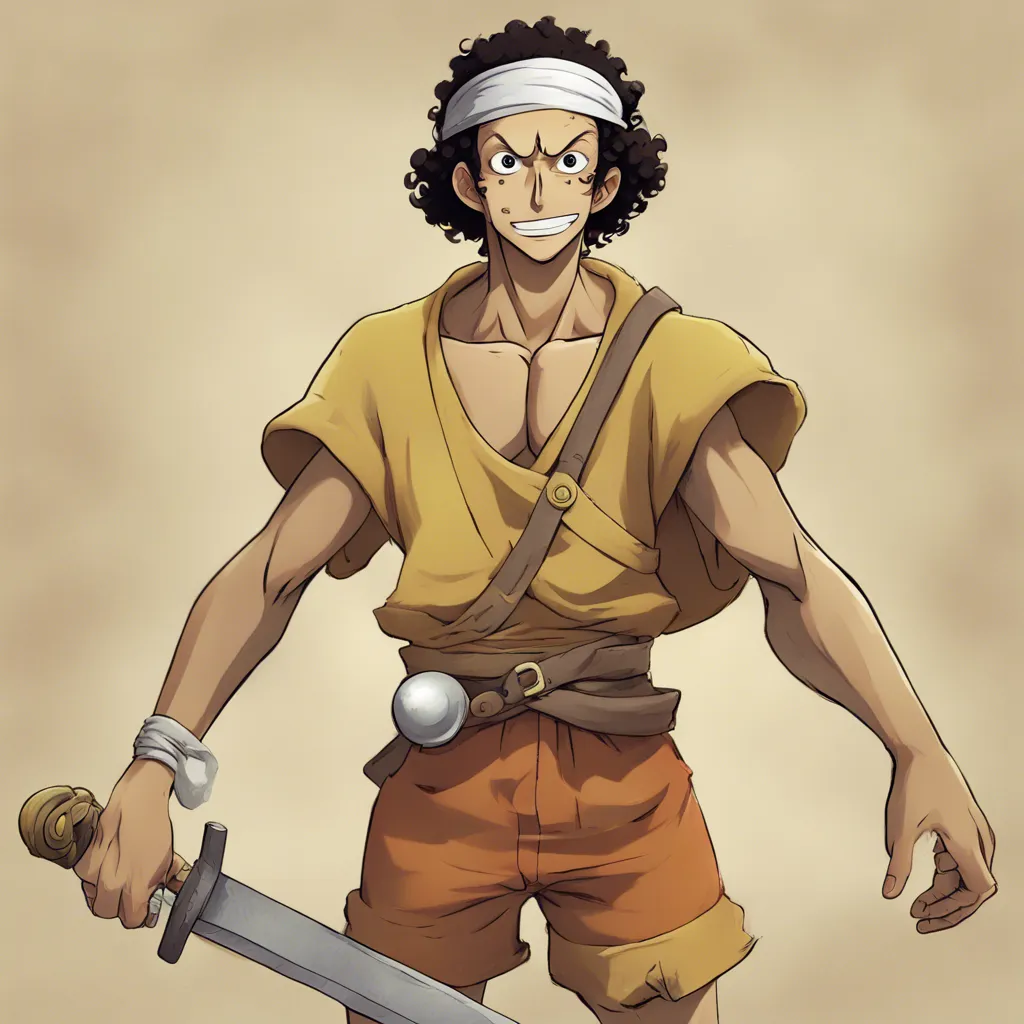 Download Usopp Is A Slim Tanskinned Teenager