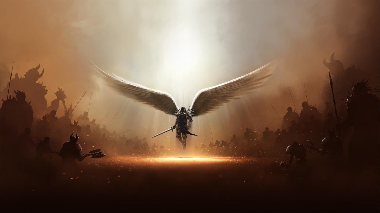 Download angel with sword digital