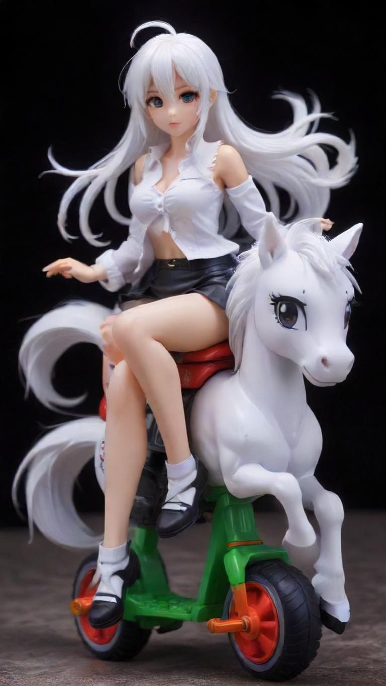 Download White Hair Girl Rideing A Cok