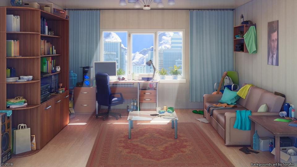 Download Anime Original Interior Room