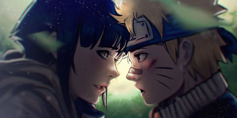 Download Hinata and Naruto illustration