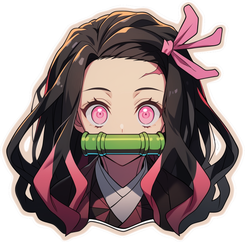 Download Demon Slayer Nezuko Kamado Sticker