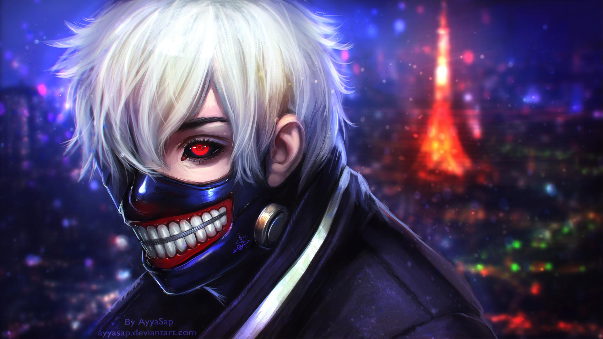 Download White Haired Male Character Wallpaper