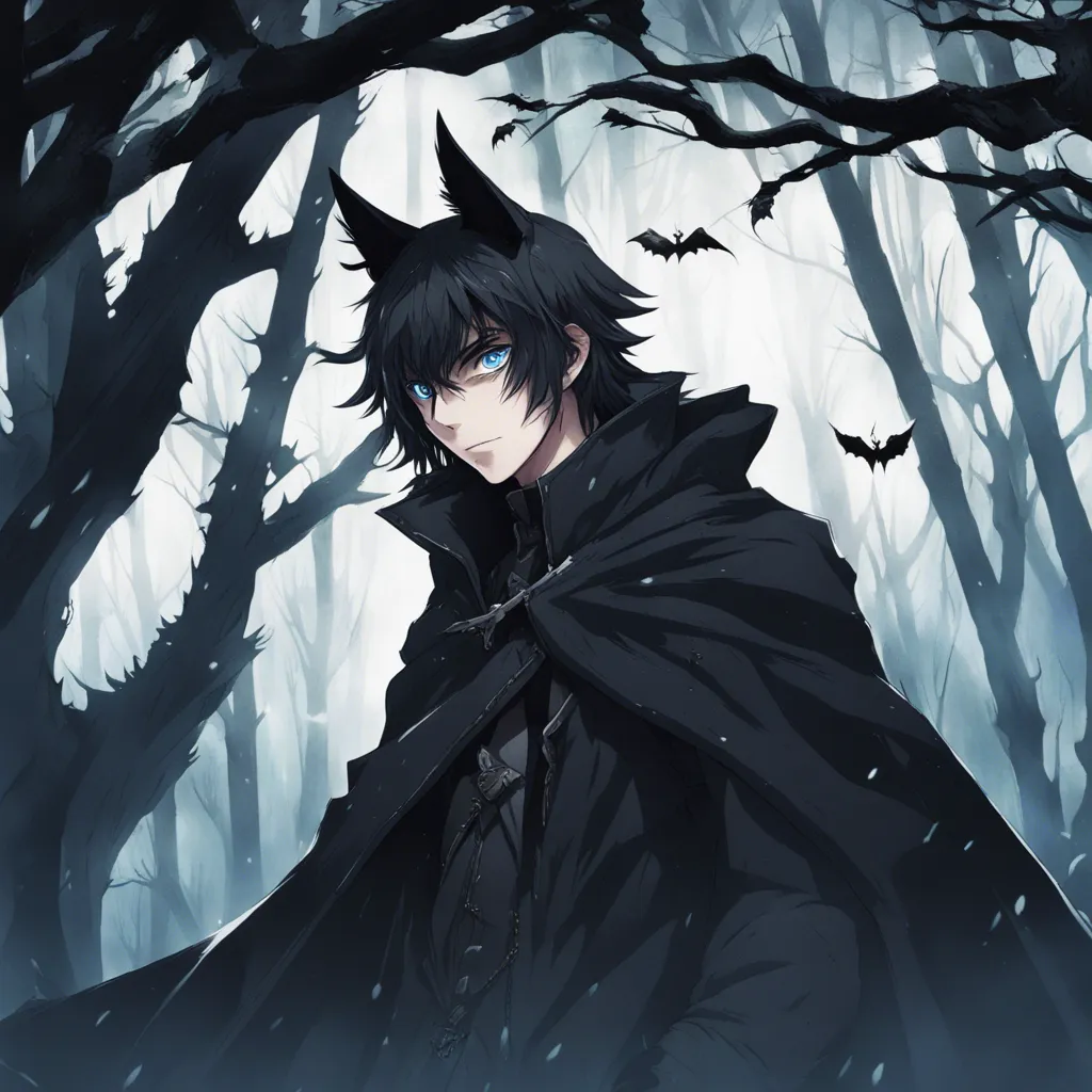 Download Young Man Edgy Blue Eyes Black