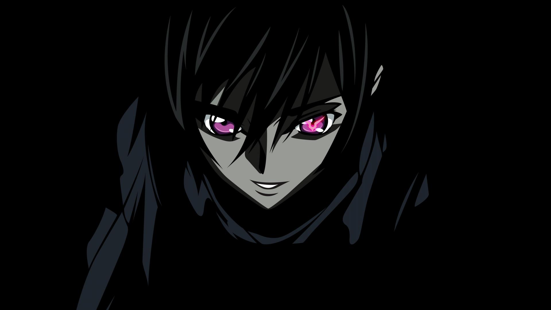 Download Lelouch Lamperouge Black background