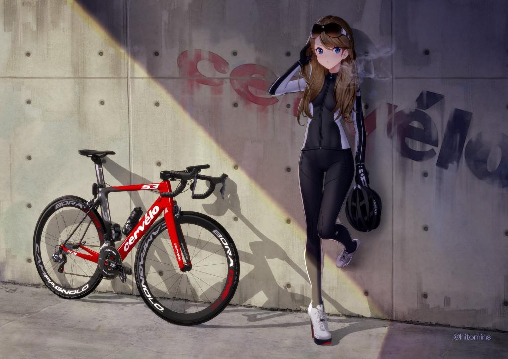 Download bodysuit anime bicycle glasses