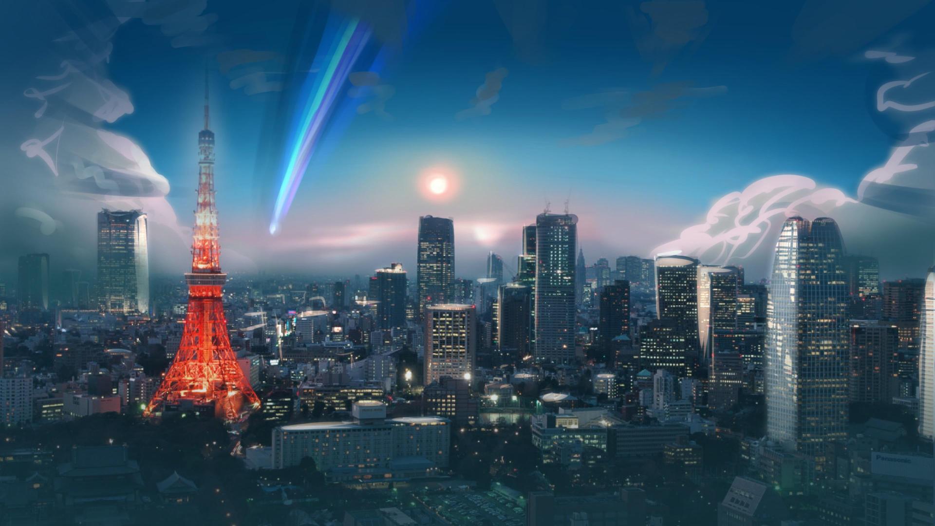 Download city anime tokyo tower