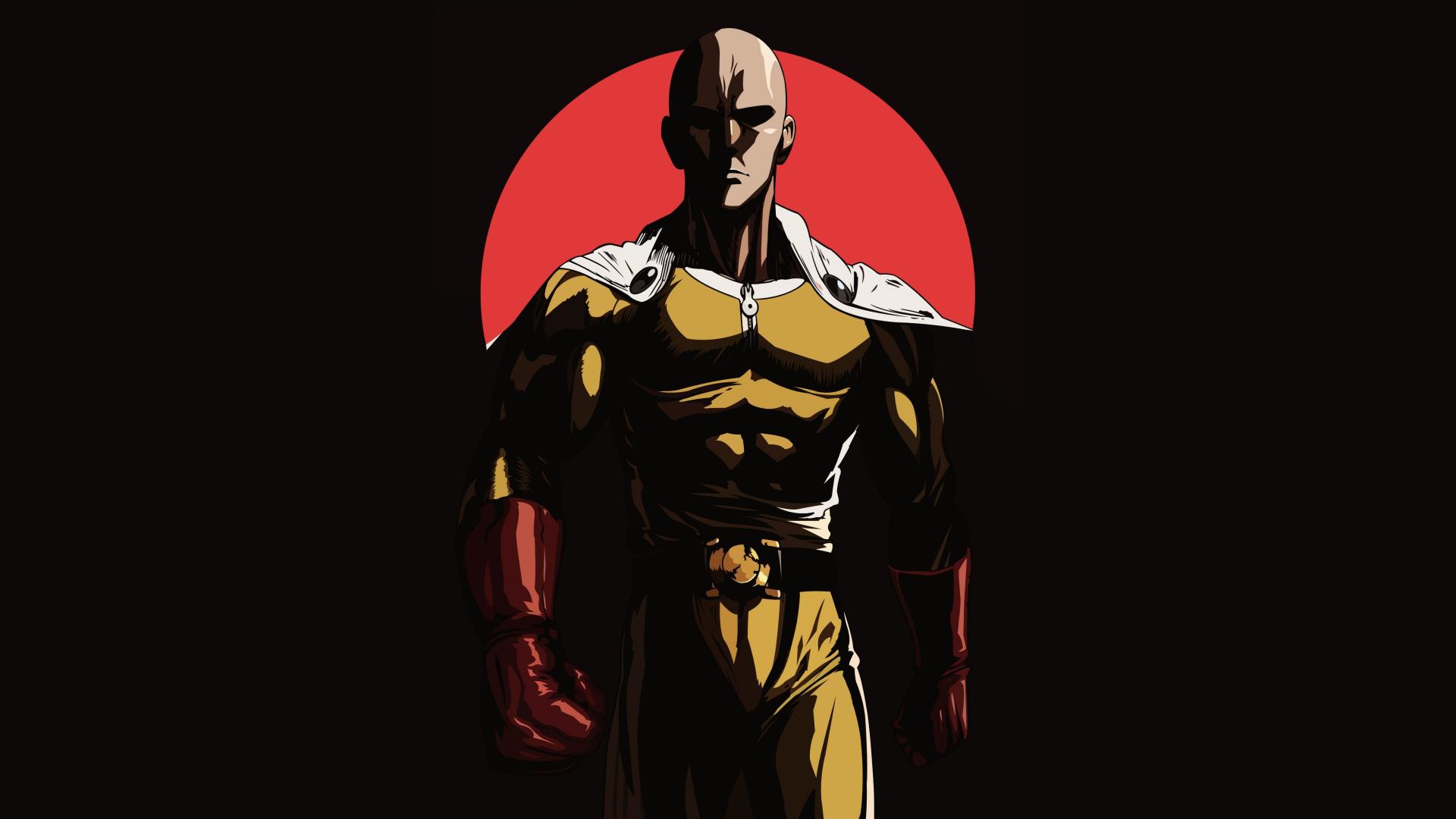 Download Saitama Dark background