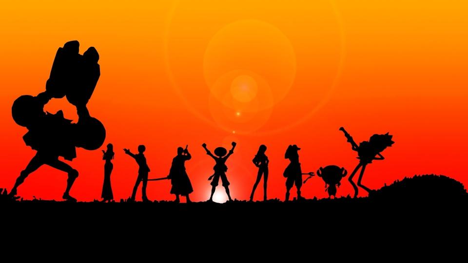 Download silhouette of Strawhat crew