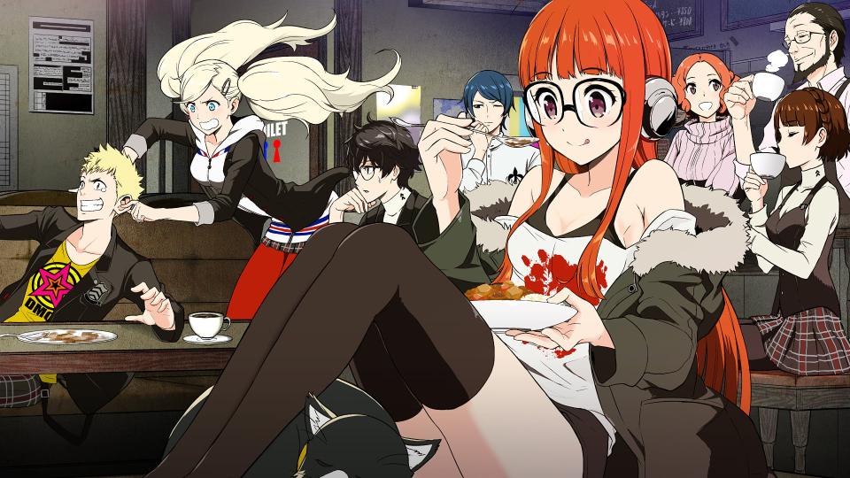 Download orange haired female anime