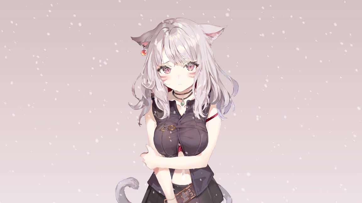 Download Cat Girl Snow