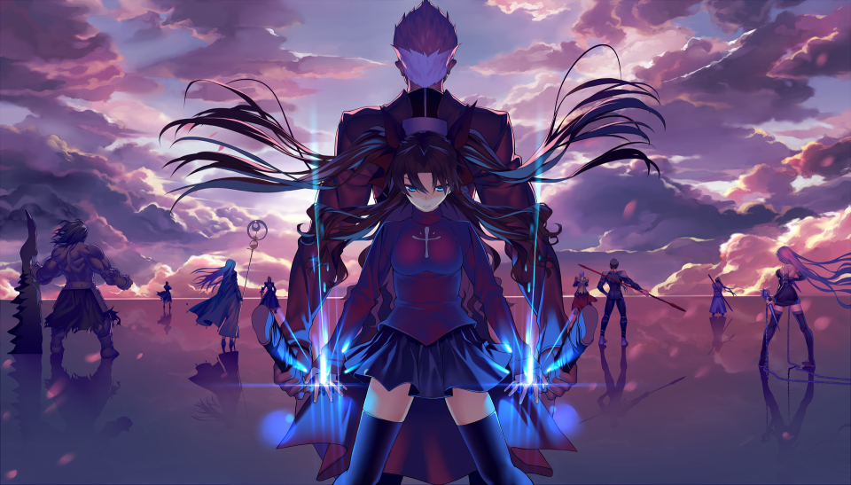 Download Rin Tohsaka Archer Saber Netflix Type