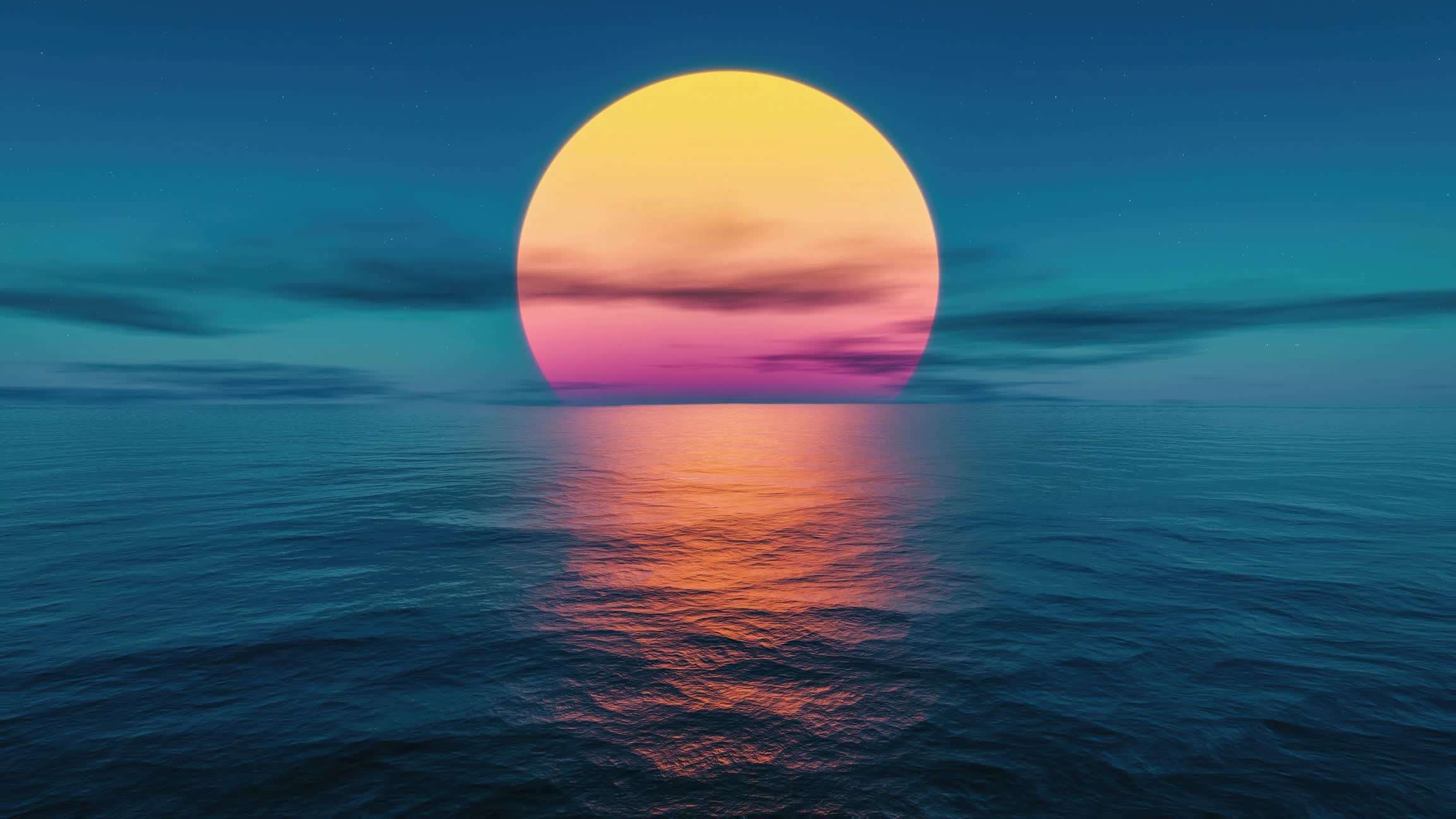 Download Sunset Ocean