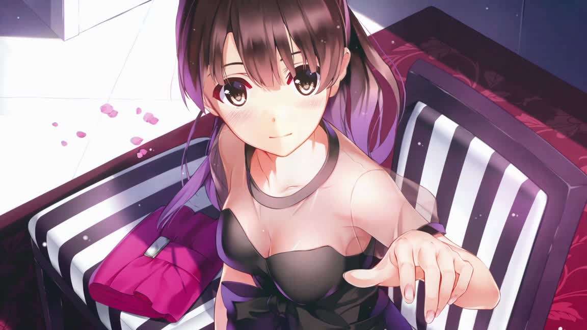 Download Megumi Kato Black Dress