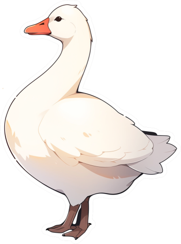 Download Beautiful Goose Sticker