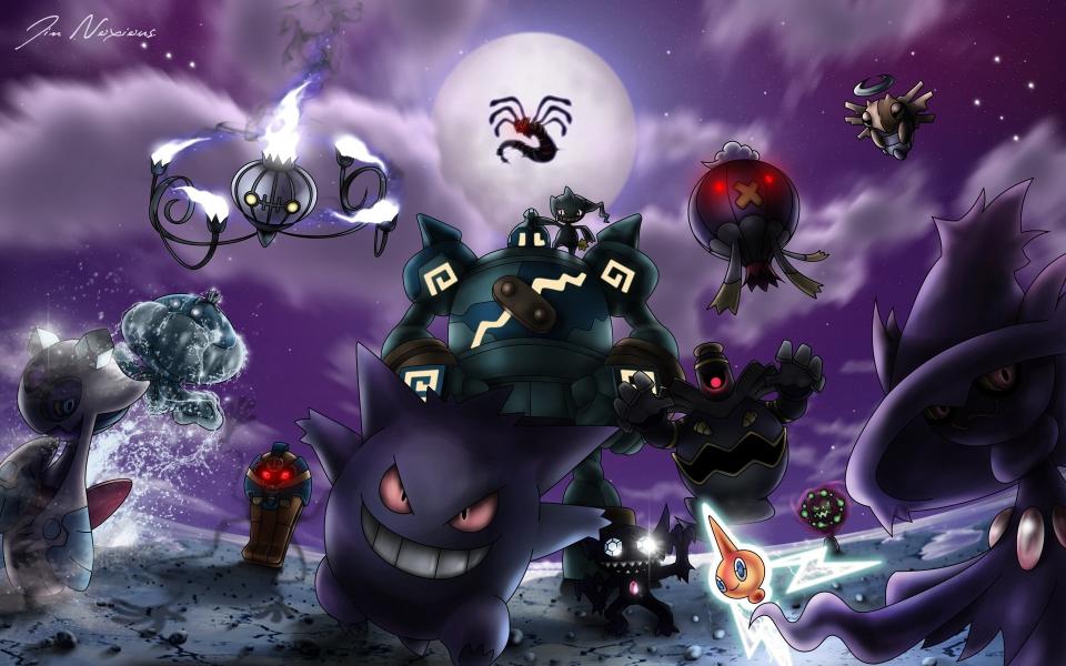 Download pokemon gengar 1920x1200 Anime