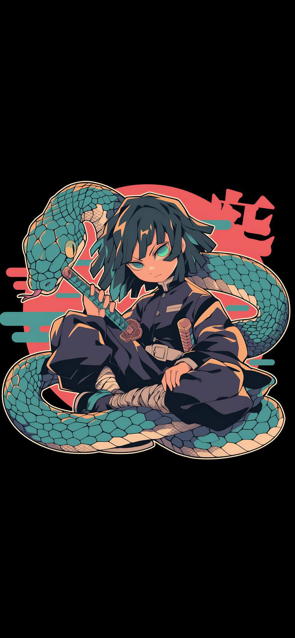 Download Demon Slayer Obanai Iguro Snake