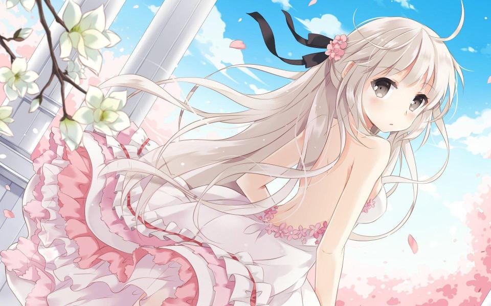 Download Anime girl Cute Spring