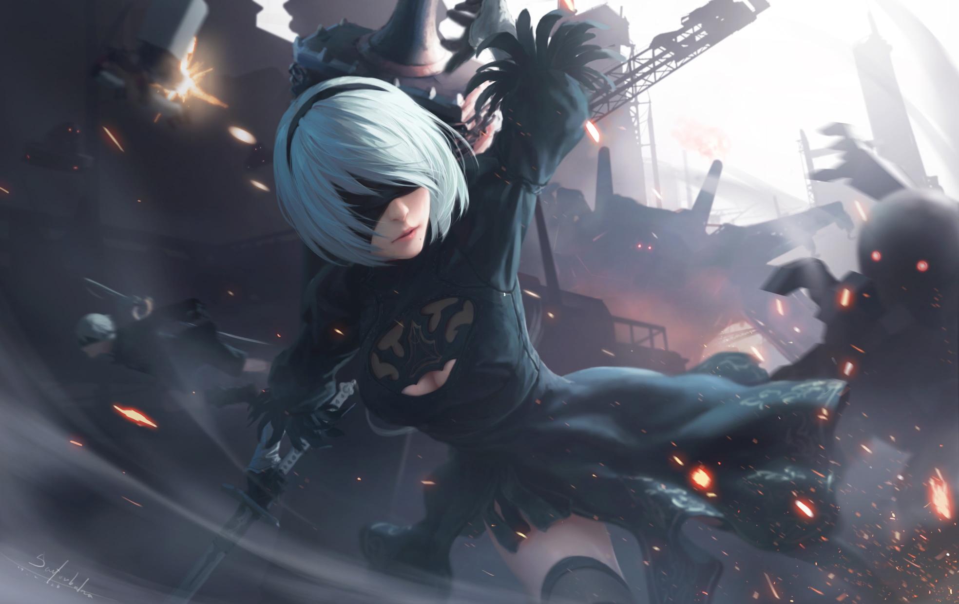 Download 2B Nier Automata anime