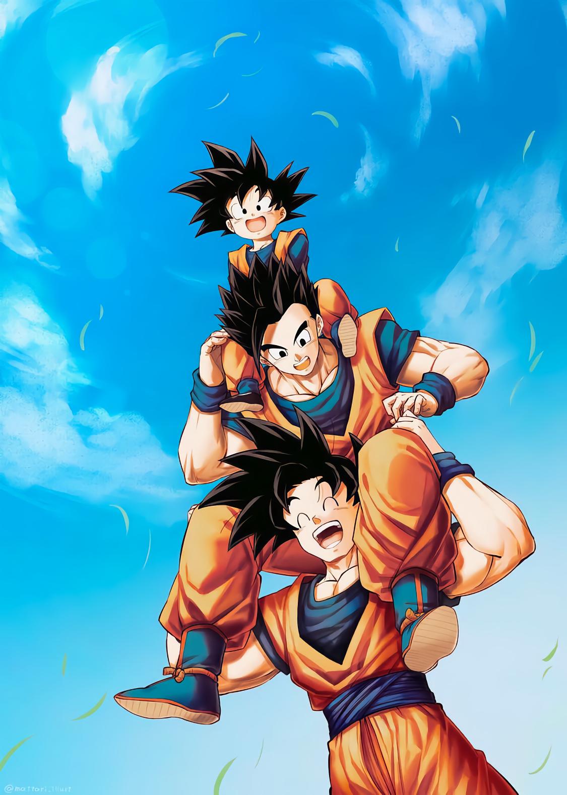 Download Goku Gohan y Goten