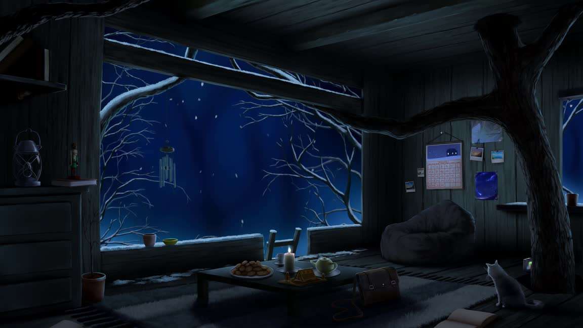 Download Treehouse Winter Nights