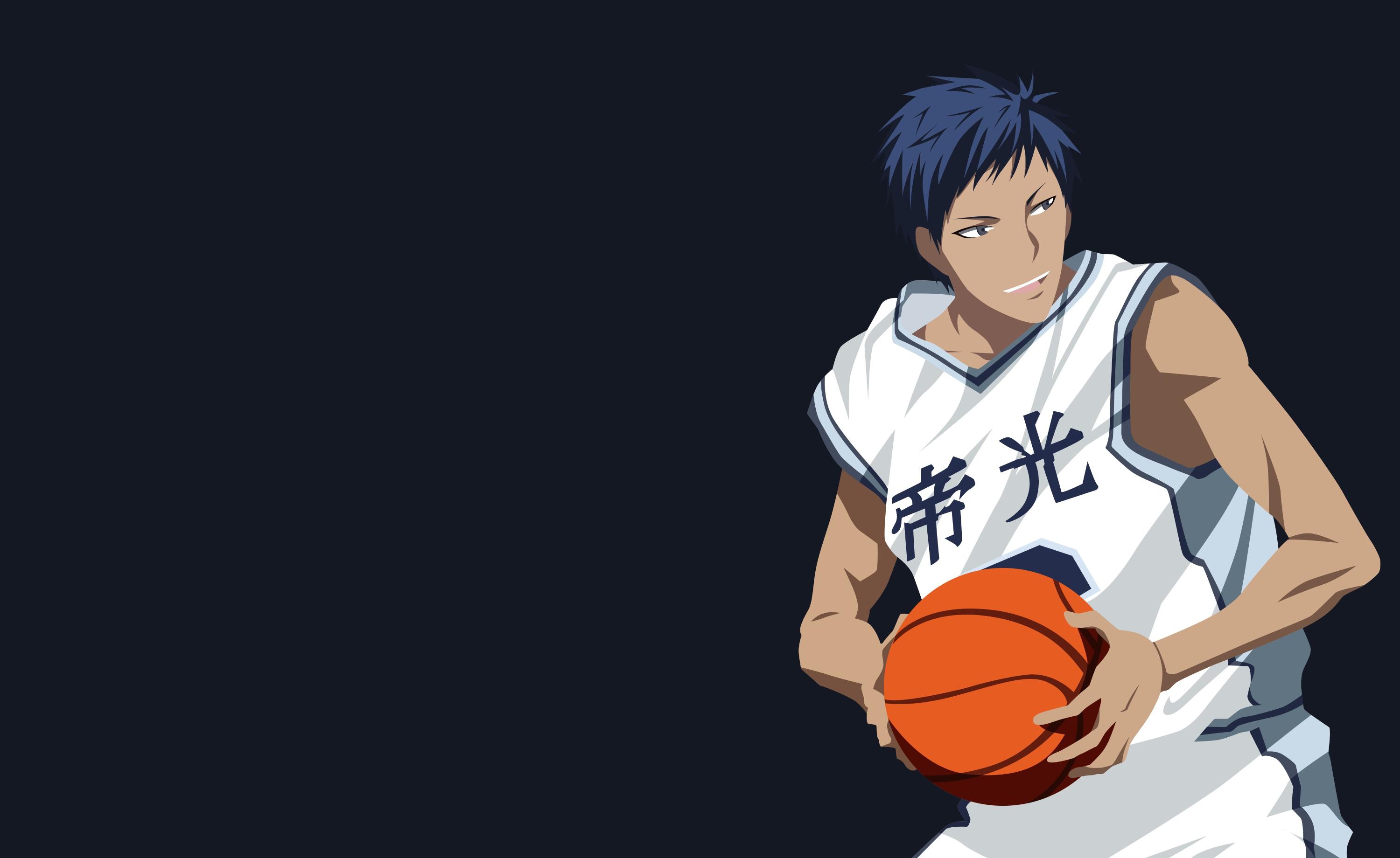 Download Black Haired Male Character Holding Basketball