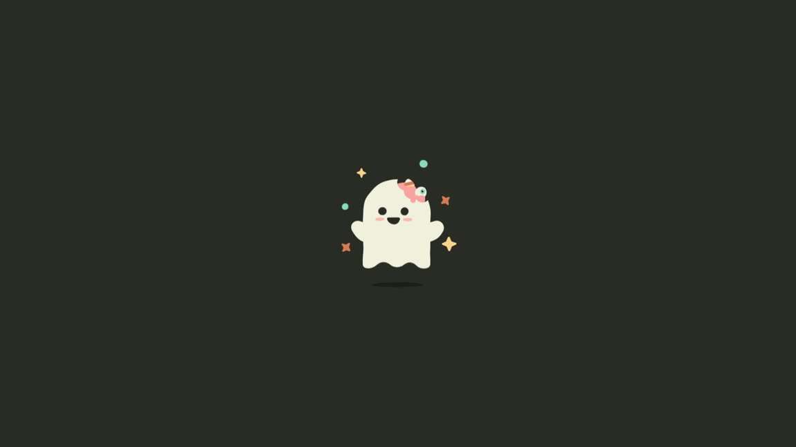 Download Cute Halloween Ghost