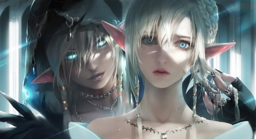 Download elven character illustrations original