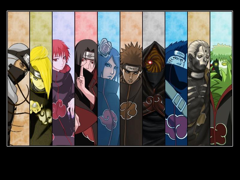 Download Naruto Akatsuki member collage