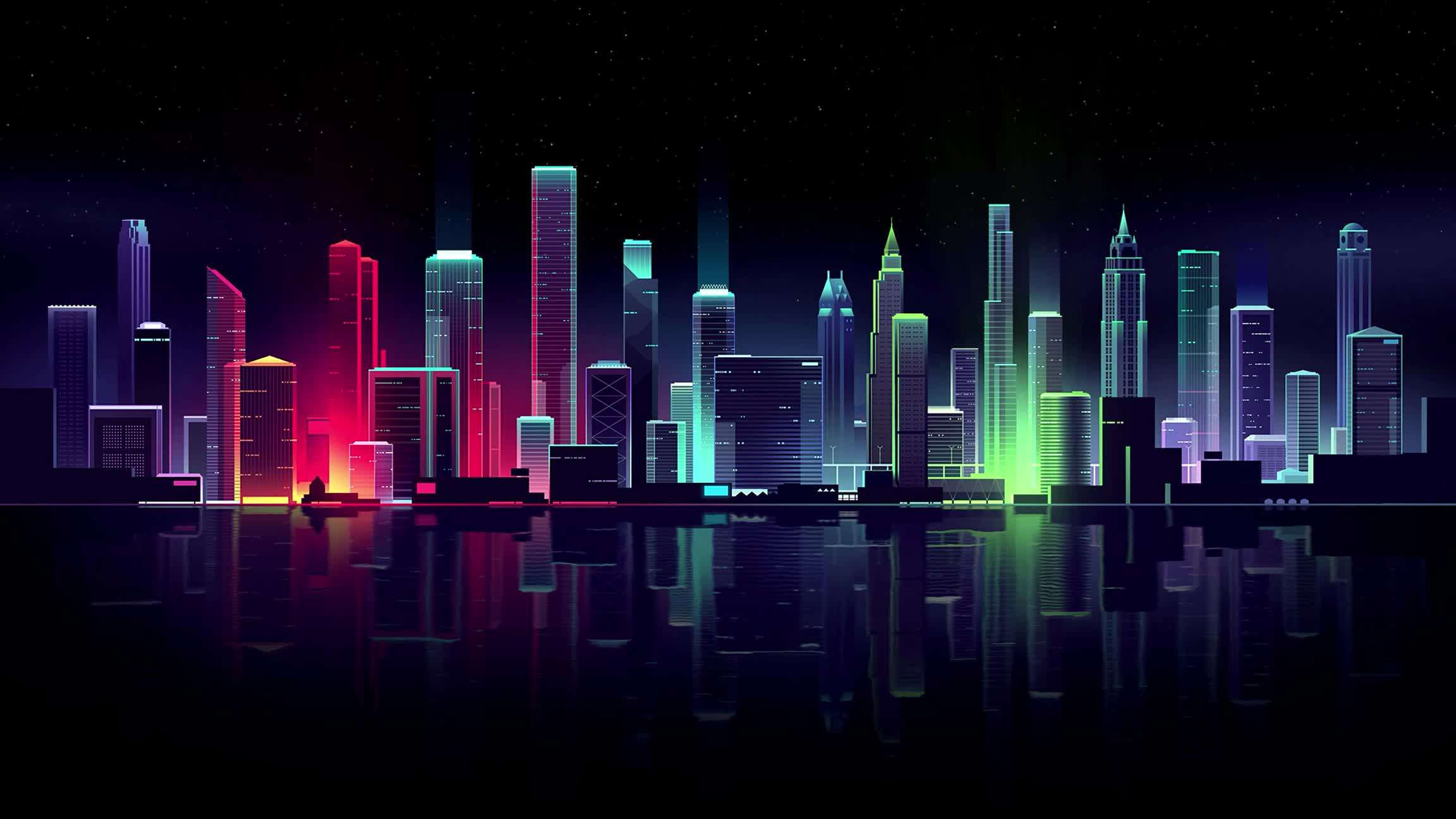 Download Cityscape Night Art