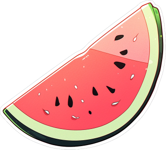 Download Cartoon Watermelon Sticker