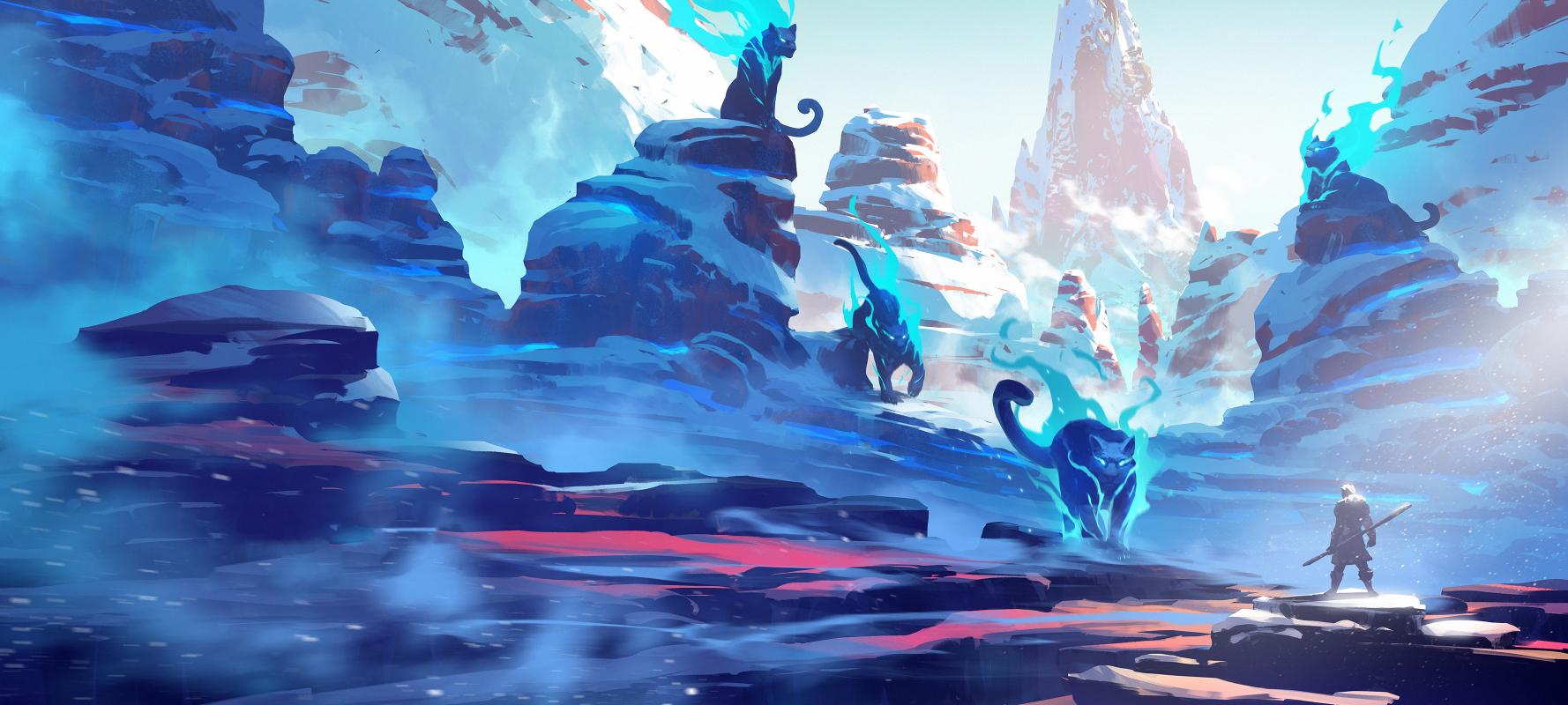 Download Duelyst Concept Art Illustration Watercolor Paint