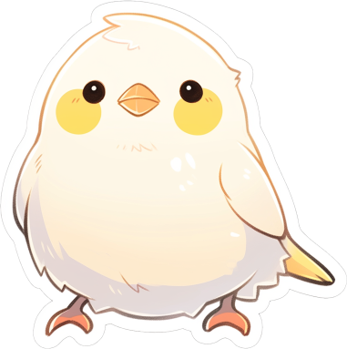 Download Cute Canary Bird Sticker