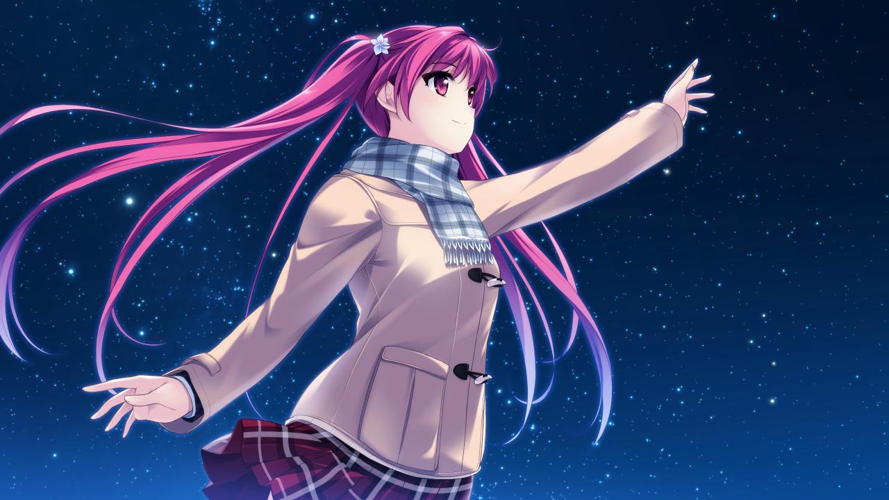 Download Woman With Pink Hair Character Wallpaper