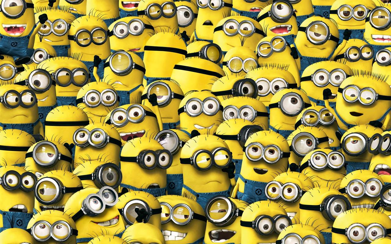 Download Minions  animation yellow