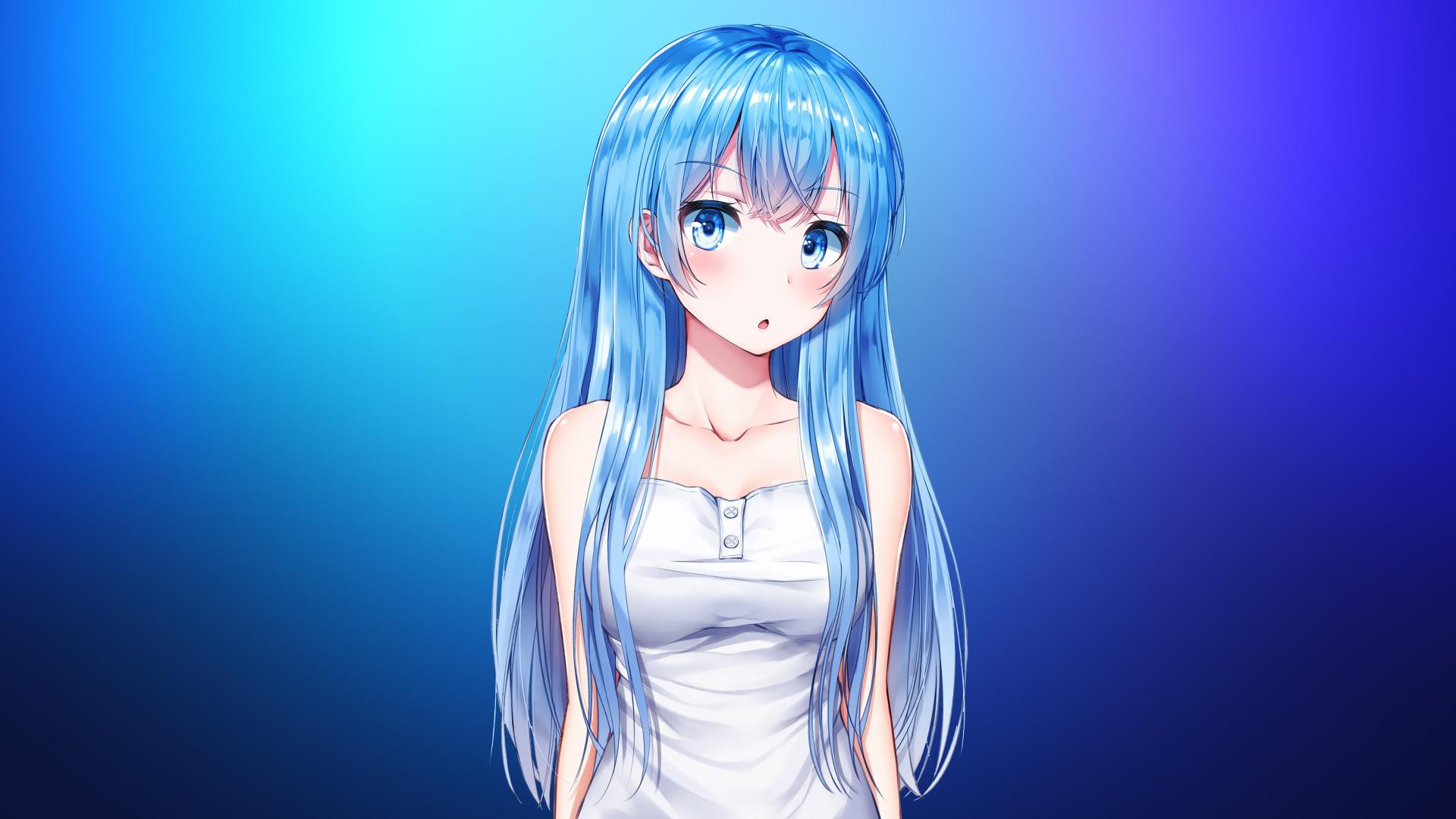 Download anime girls artwork simple