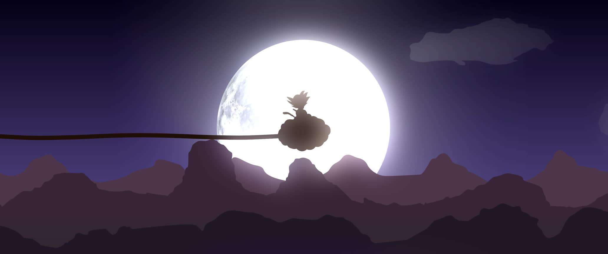 Download Goku Cloud Night