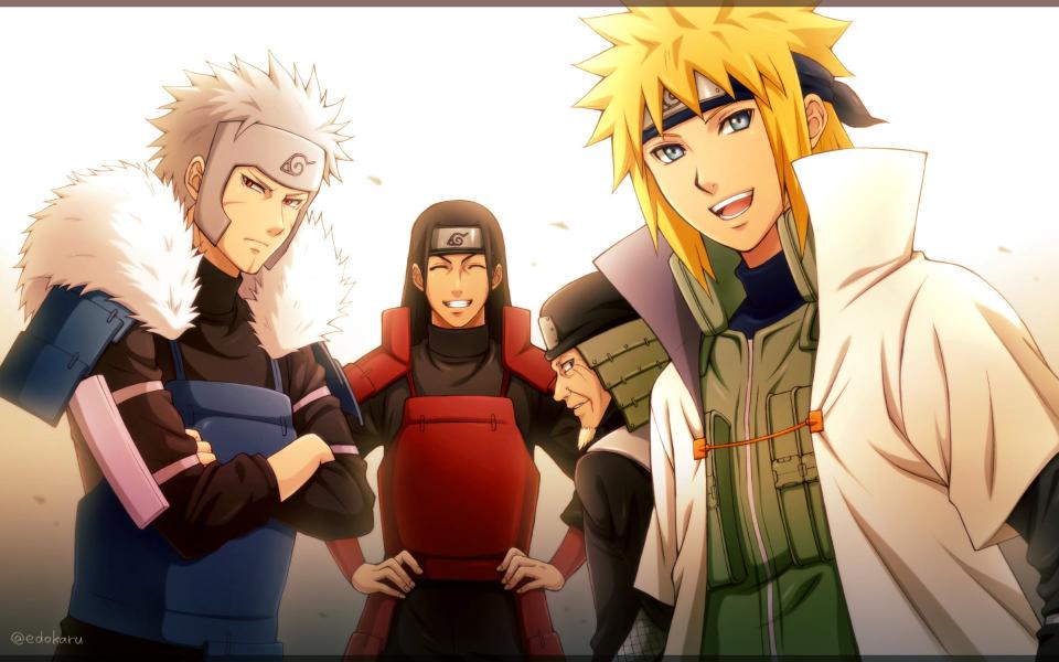 Download three Naruto Hukage characters