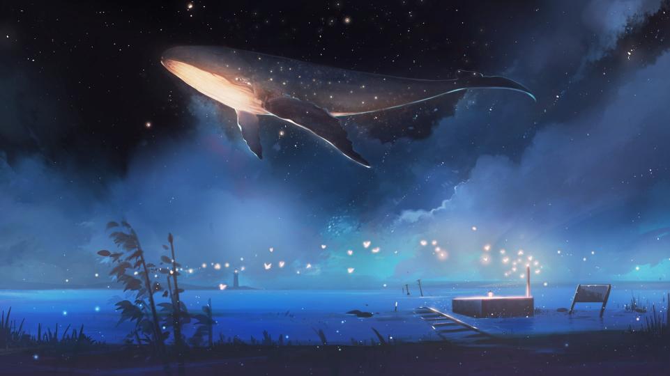 Download Anime Original Fantasy Whale