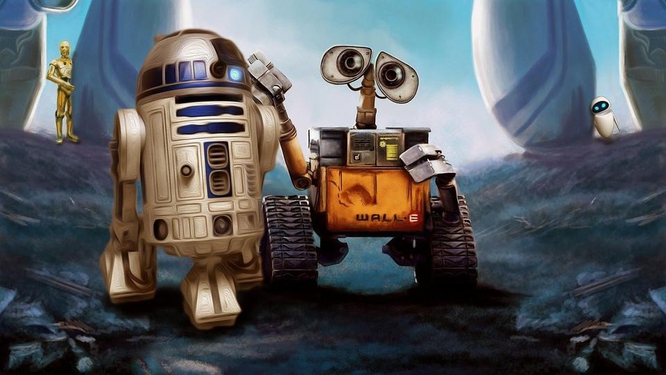 Download Wall-E and Star Wars