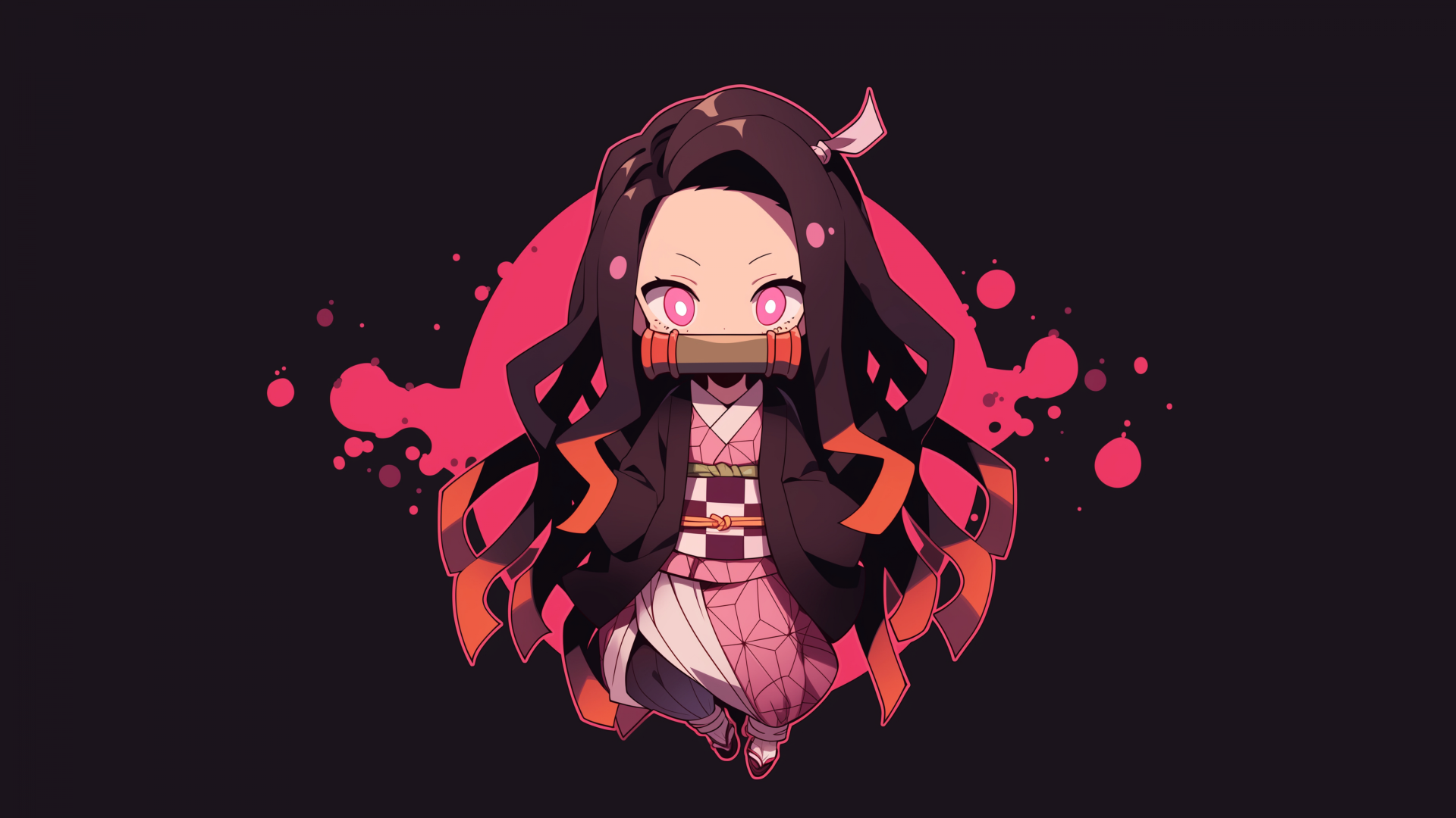 Download Nezuko Kamado (Demon Slayer) Minimalist