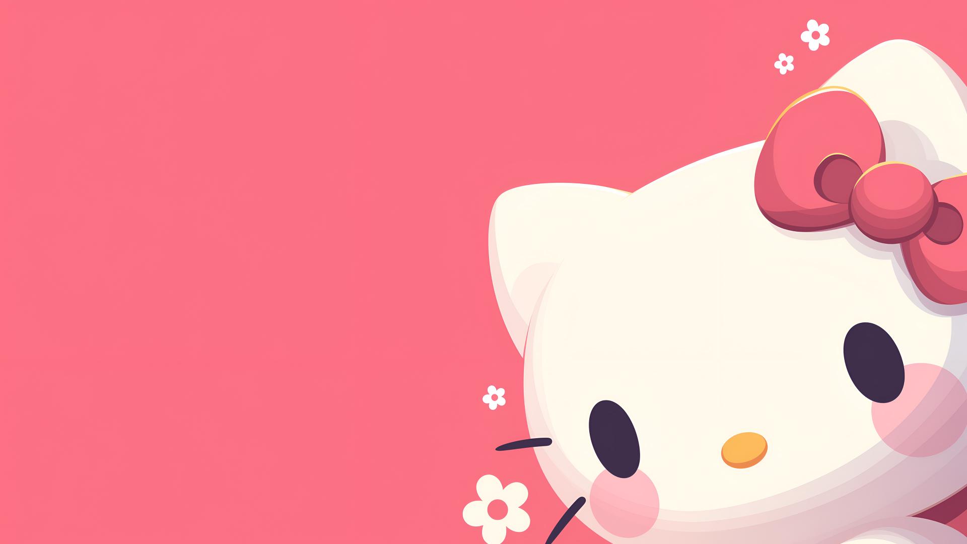 Download Minimalist Hello Kitty Cute