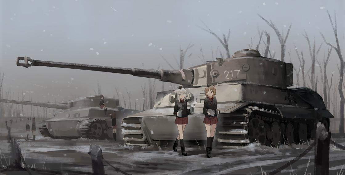 Download anime military vehicle tank