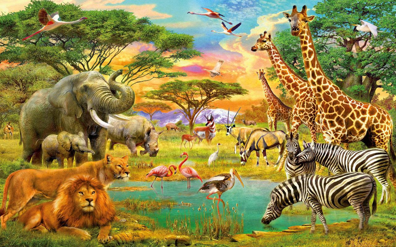 Download African Animals Jungle Lion