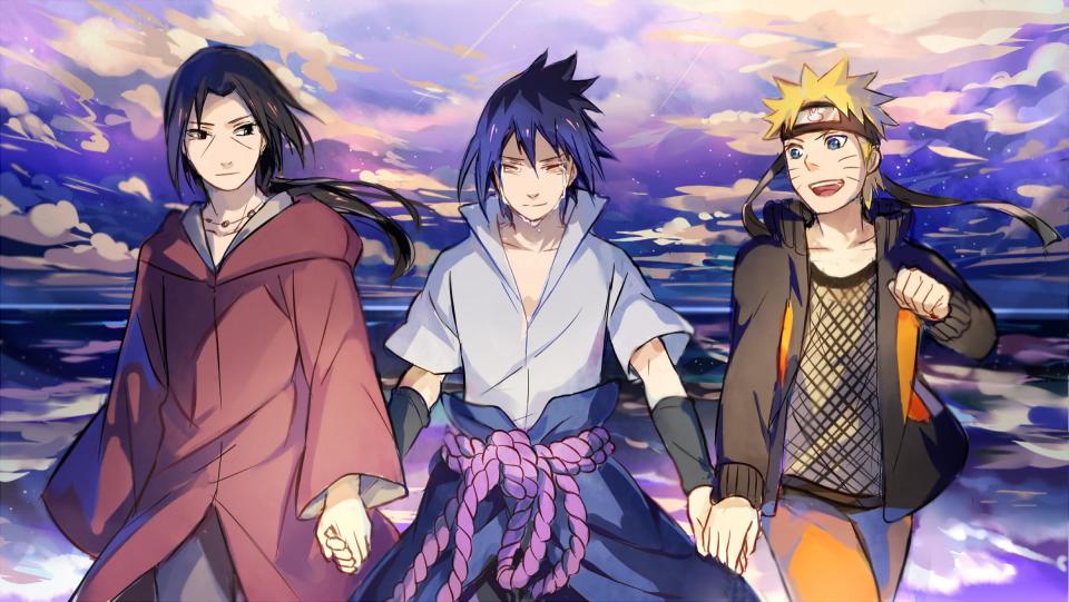 Download three Naruto anime characters