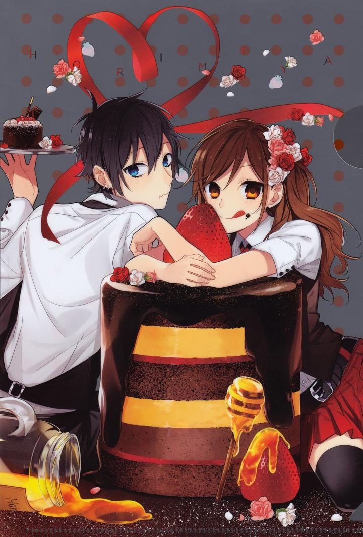 Download anime cake couple food