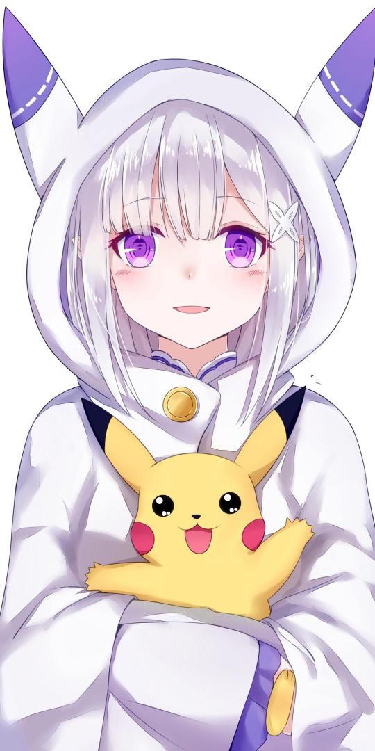 Download Emilia re Zero Pikachu